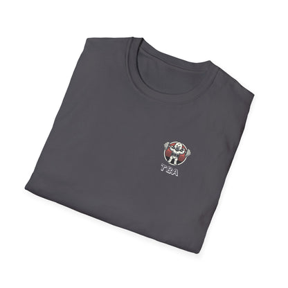 TBA White Logo Unisex Softstyle T-Shirt