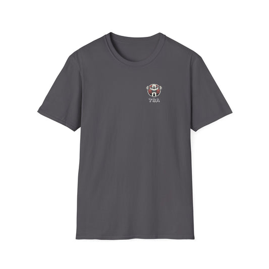 TBA White Logo Unisex Softstyle T-Shirt
