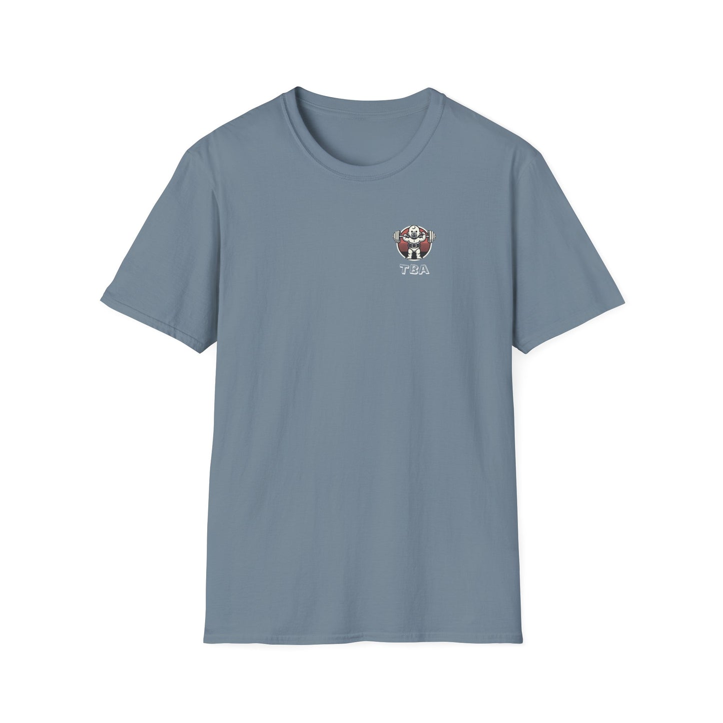 TBA White Logo Unisex Softstyle T-Shirt