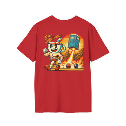 Over-Caffeinated Unisex T-Shirt White