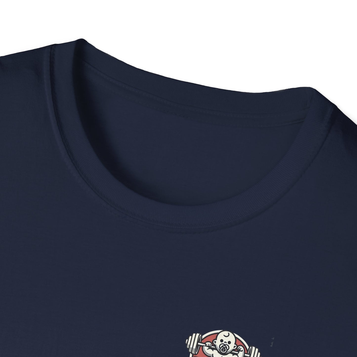 TBA White Logo Unisex Softstyle T-Shirt