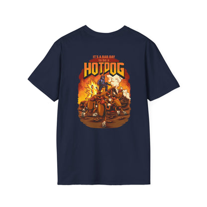 It's A Bad Day to be a HOTDOG Unisex Softstyle T-Shirt
