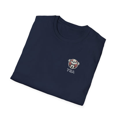 TBA White Logo Unisex Softstyle T-Shirt