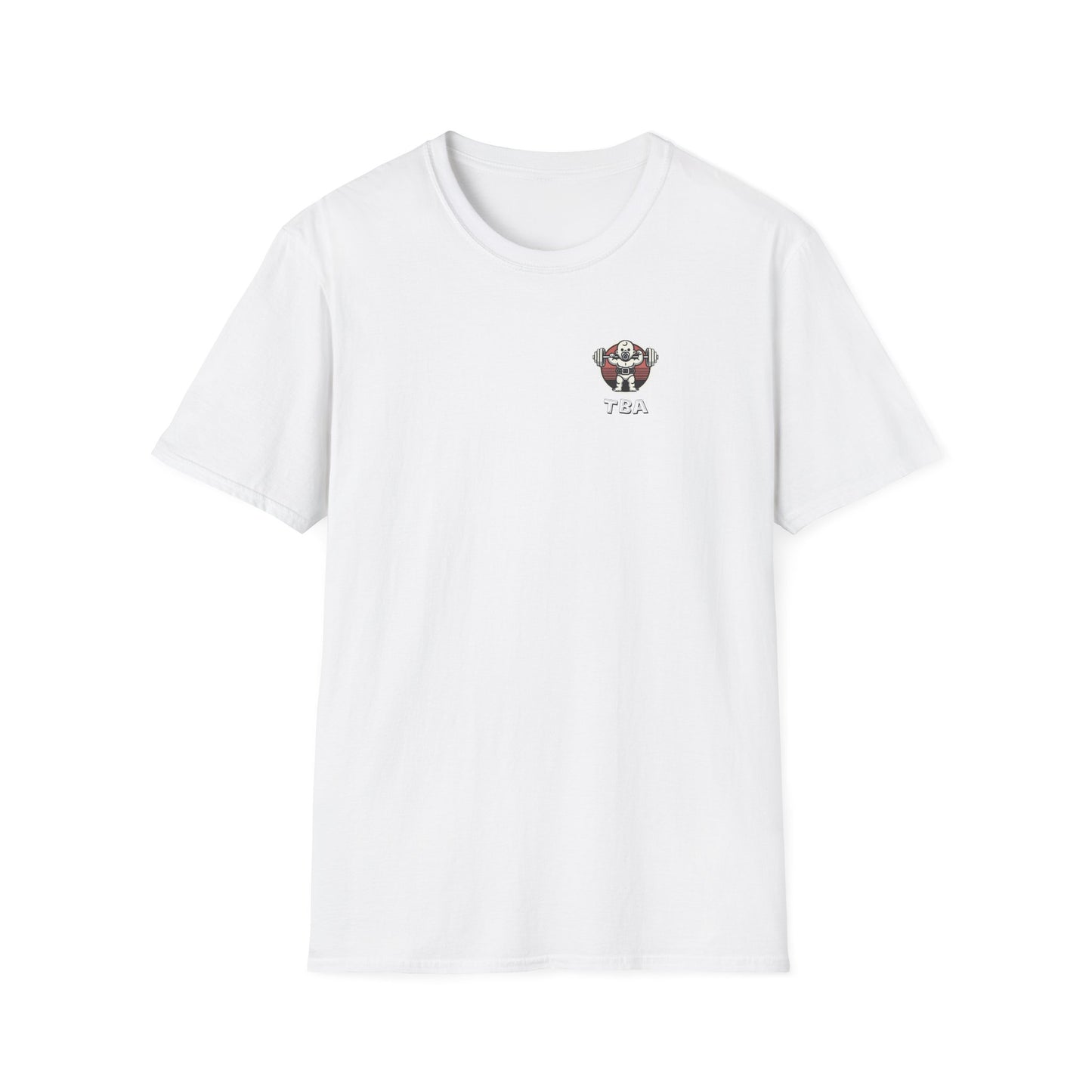 TBA Black Logo Unisex Softstyle T-Shirt