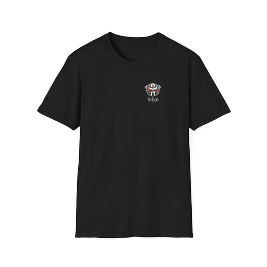 TBA White Logo Unisex Softstyle T-Shirt