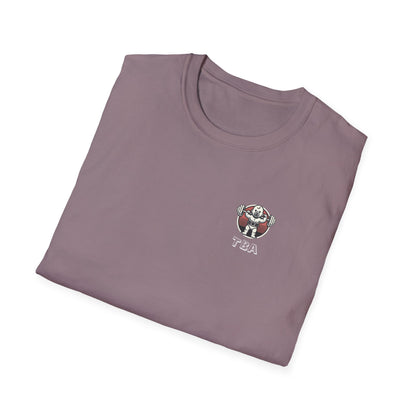 TBA White Logo Unisex Softstyle T-Shirt