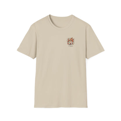 Over-Caffeinated Unisex T-Shirt Black Logo