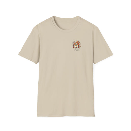 Over-Caffeinated Unisex T-Shirt Black Logo
