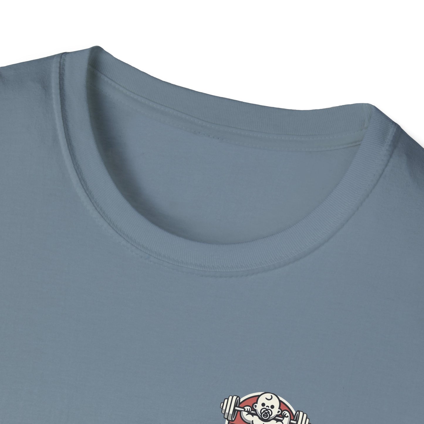 TBA White Logo Unisex Softstyle T-Shirt
