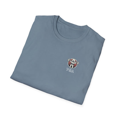 TBA White Logo Unisex Softstyle T-Shirt