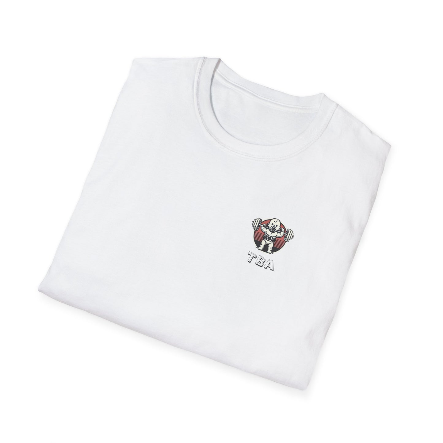 TBA Black Logo Unisex Softstyle T-Shirt