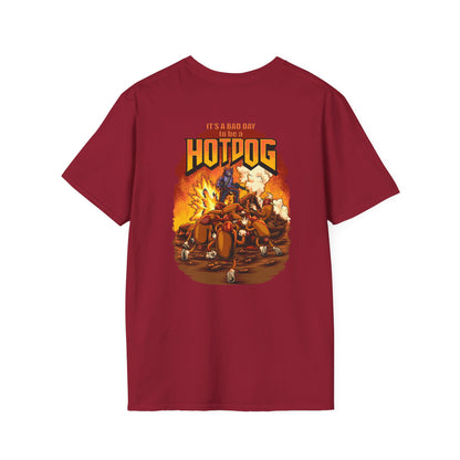 It's A Bad Day to be a HOTDOG Unisex Softstyle T-Shirt