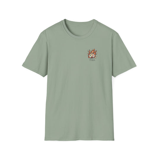 Over-Caffeinated Unisex T-Shirt Black Logo